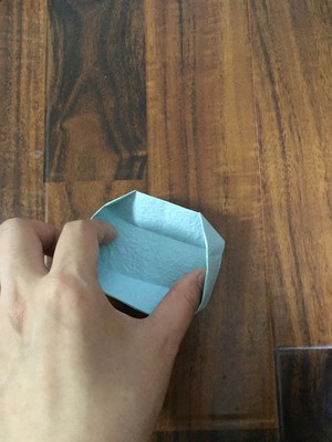 油纸盒的折法的做法 步骤12