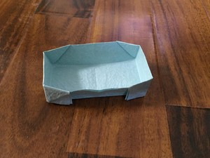 油纸盒的折法的做法 步骤13