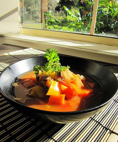 牛肉彩椒浓汤的做法、烹饪技巧