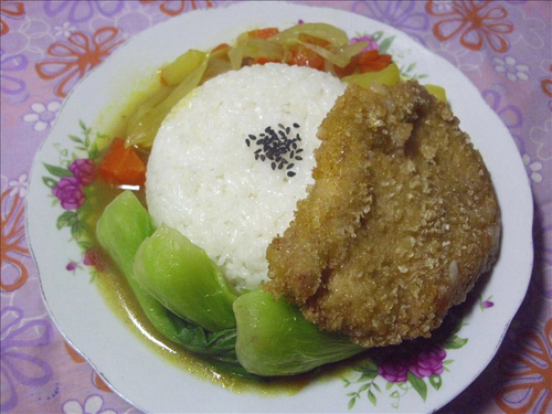 咖喱猪排饭的做法、烹饪技巧